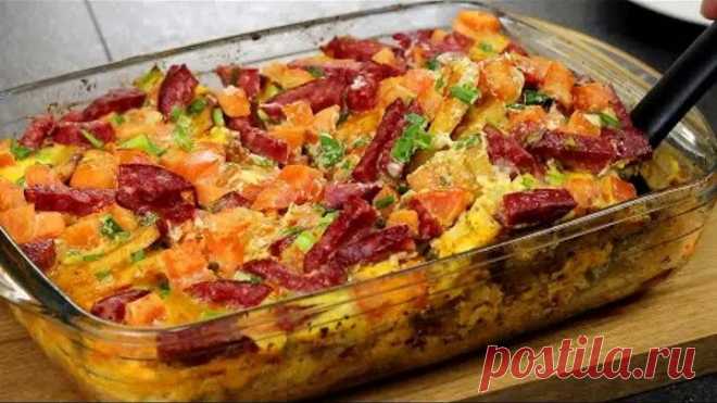 Потрясающе ВКУСНОЕ Горячее БЛЮДО - Хоть на Каждый день,Хоть на Праздник. Вкусный ужин.