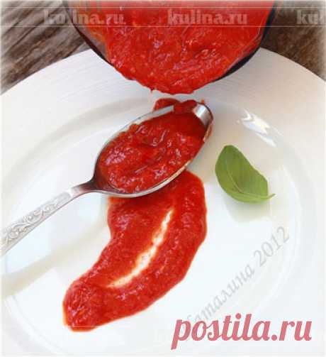 Соус из сладких перцев с медом