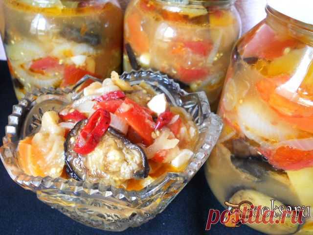 Закуска из овощей и яблок на зиму фото рецепт приготовления