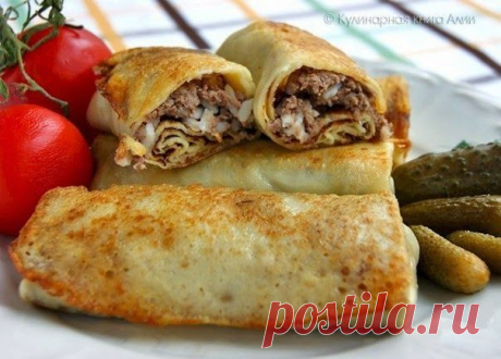 Фаршированные блинчики