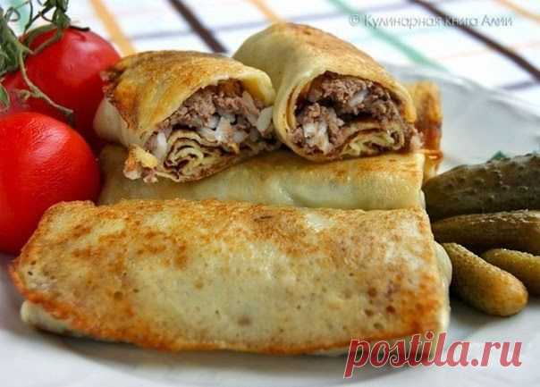 Фаршированные блинчики