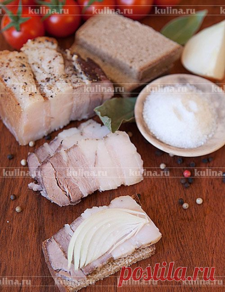 Сало в духовке