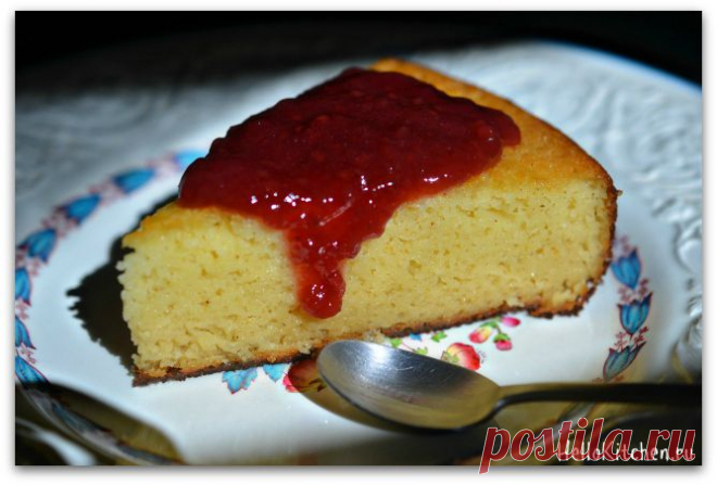 Манник из кукурузной муки