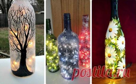 Что делать со стеклянными бутылками после праздников: 25 крутых идей, которые преобразят интерьер