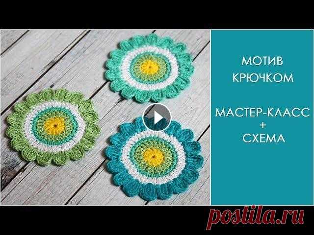 Мотив крючком | Подставка под чашку крючком Мотив крючком | Подставка под чашку крючком Смотрите также другие мои мастер-классы в фотографиях на сайте my-crochet.ru Из этого видео вы узнаете, ка...