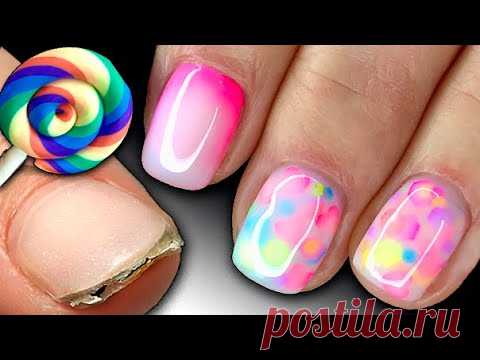 Неприличные ОТСЛОЙКИ😱Самый Популярный ИНСТАГРАМНЫЙ МАНИКЮР!Baby Boomer/Омбре/молочный Градиент