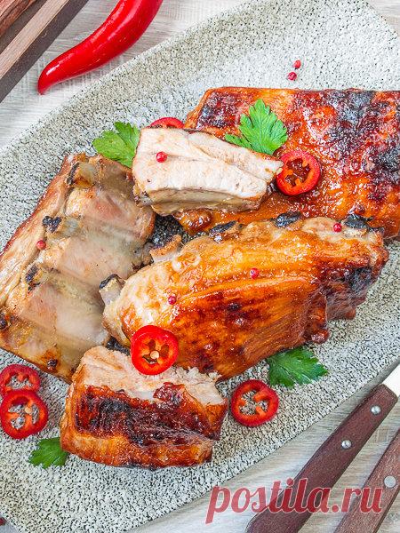 Рецепт свиных ребрышек в кисло-сладкой глазури на Вкусном Блоге