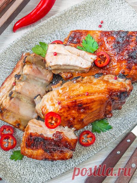 Рецепт свиных ребрышек в кисло-сладкой глазури на Вкусном Блоге