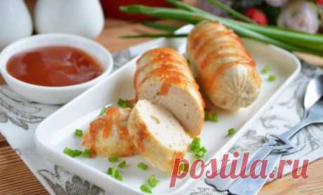 Легкий и быстрый рецепт домашних сосисок из курицы — вкусно и полезно! Легкий и быстрый рецепт домашних сосисок из курицы — вкусно и полезно!