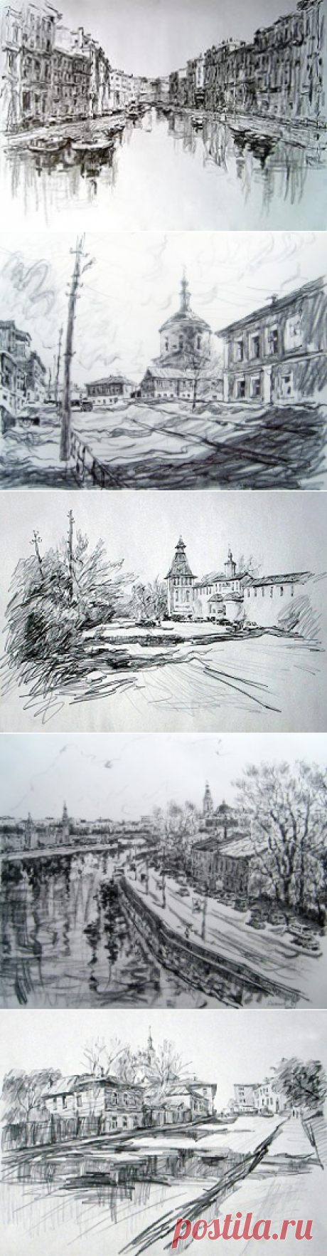 Графика карандашом,  зарисовки пейзажей.
Зарисовки с натуры минимальными средствами - карандашом на бумаге. Минимум средств - максимум выразительности, таков девиз автора, насколько ему это удается - судить конечно зрителям.