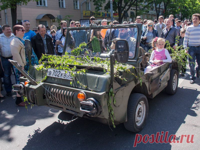 9 Мая в Воронеже. Торжественный парад