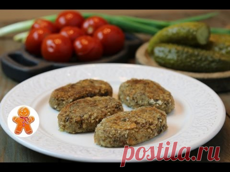 Гречневые Котлеты с Грибами Постные