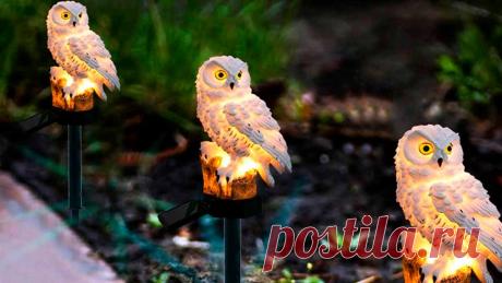 Декоративные садовые светильники на солнечных батареях - эти модели восхищают