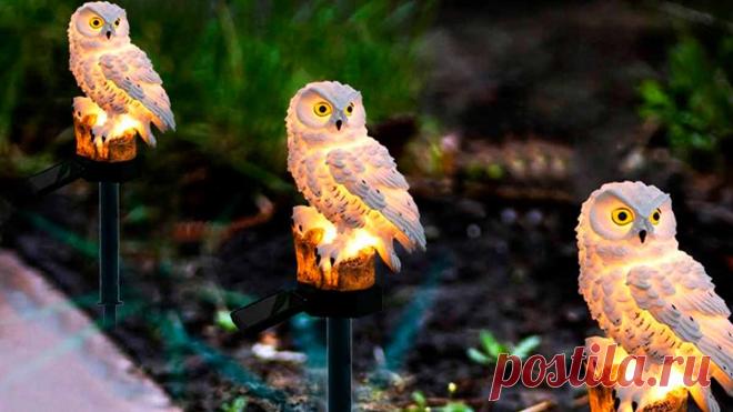 Декоративные садовые светильники на солнечных батареях - эти модели восхищают