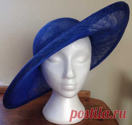 A Step by Step Guide to making a Sinamay Hat with an up turned brim | thestitchsharer