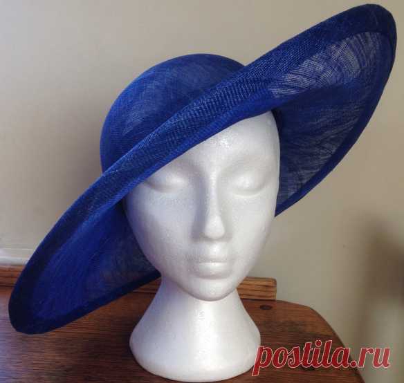 A Step by Step Guide to making a Sinamay Hat with an up turned brim | thestitchsharer