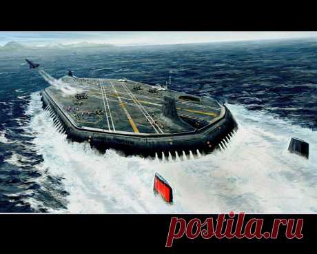 Представлены проекты будущего китайского атомного подводного авианосца