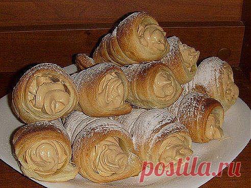 трубочки с кремом