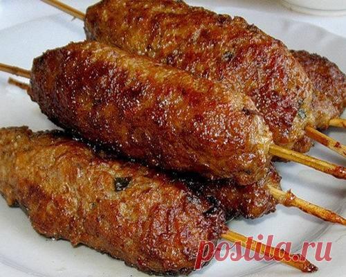 Люля-кебаб в духовке - рецепт с фото