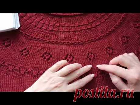круглая кокетка, коротко по узорам