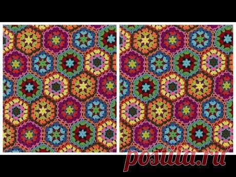 EN KOLAY ALTIGEN BATTANİYE EASY CROCHET BABY BALANKET PATTERN