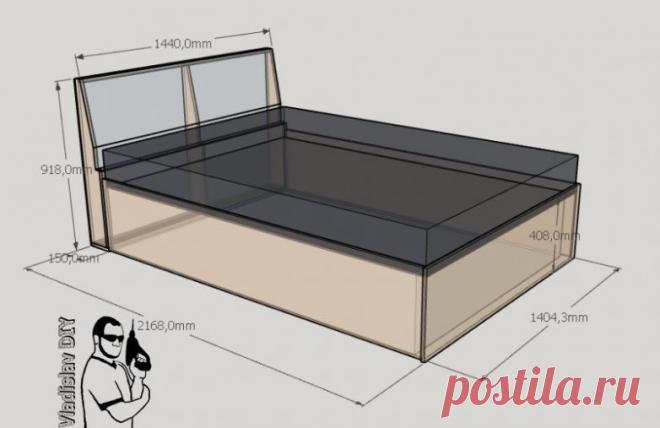 Кровать своими руками Мы люди, которые любят высказывать не «диванное мнение», а «кроватное», т.е. смотреть телевизор и «втыкать» в планшеты/телефоны не с дивана, а с кровати. Еще до ремонта, на съемной квартире, очень не хватало мягкой спинки (изголовья)...