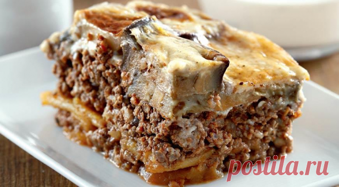 Мусака с баклажанами, пошаговый рецепт с фото