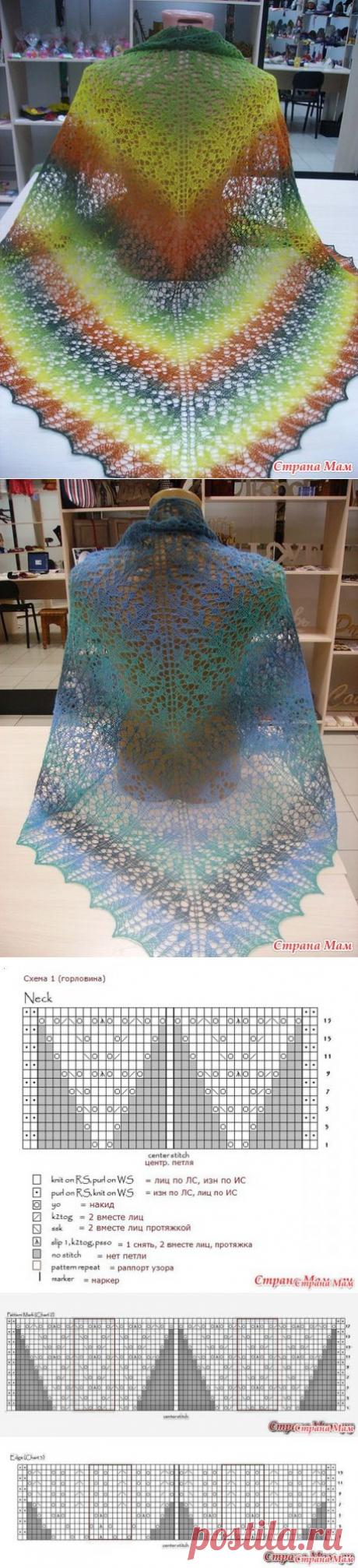 Шаль Zetor в моём исполнении - Вязание - Страна Мам