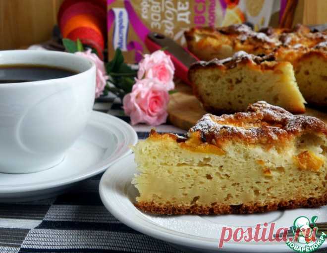 Быстрый персиковый пирог – кулинарный рецепт