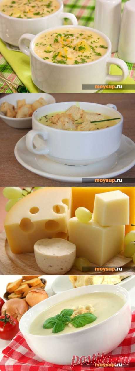 Французский сырный суп на курином бульоне.