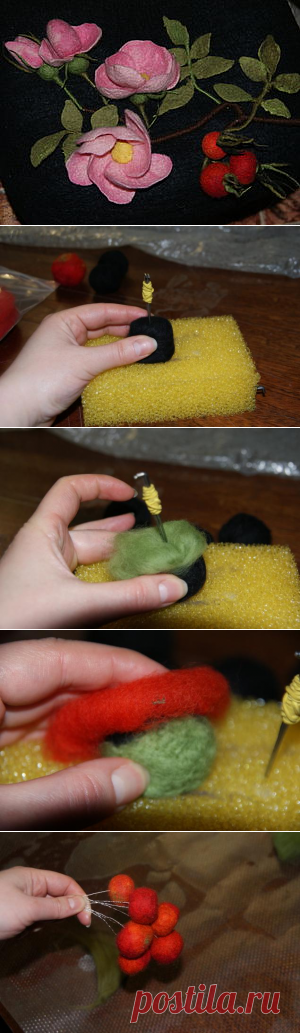 Ветка шиповника. МК