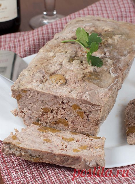 Французский деревенский паштет (рецепт Джулии Чайлд).