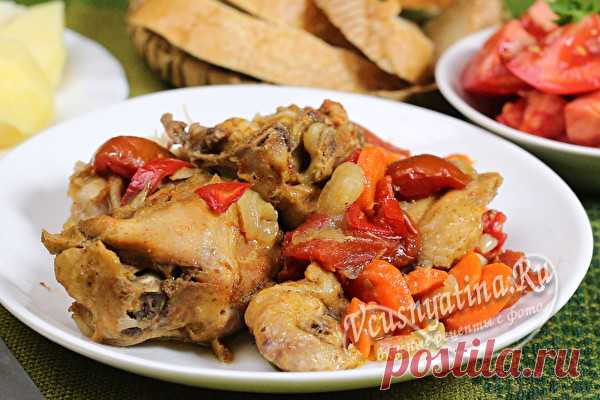 Курица в банке - проще не бывает, мой любимый рецепт