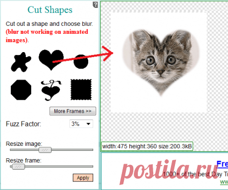 Image Cut Out Tool