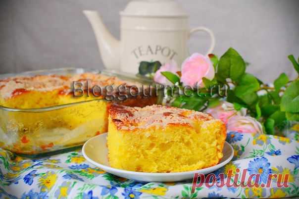 Домашний сахарный пирог
