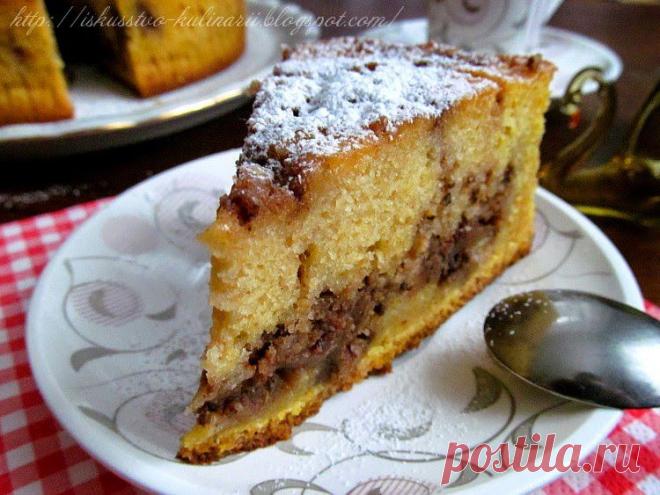 Тыквенный пирог с орехово-коричной начинкой