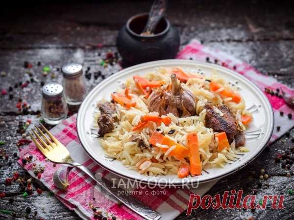 Плов с тушенкой в мультиварке