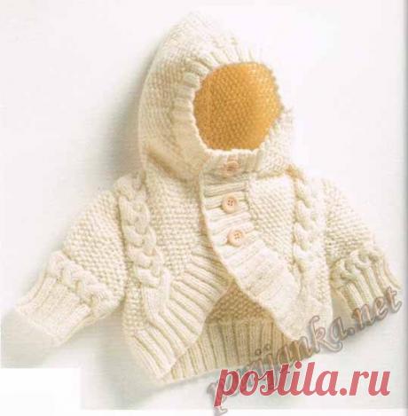 ЖАКЕТИК ДЛЯ МАЛЫШКИ.