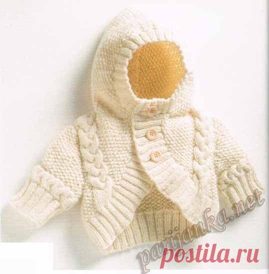 ЖАКЕТИК ДЛЯ МАЛЫШКИ.