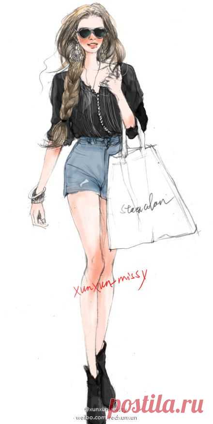 fashion sketch | Diseño de modas