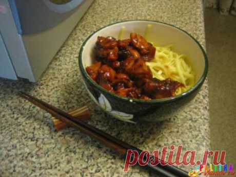 Сладкая курица по-китайски (фото-рецепт)