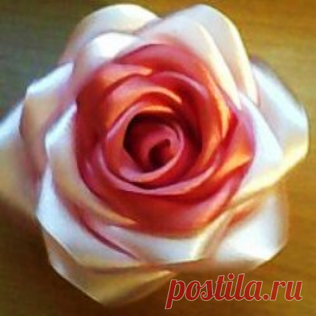 Розы из лент своими руками. Множество мастер-классов и видео-инструкций