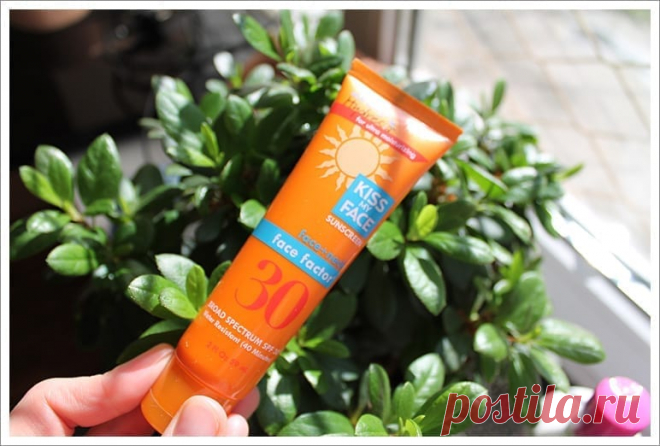 Санскрин Kiss my face spf 30 - отзыв | Блог о косметике и красоте Dareas Beauty