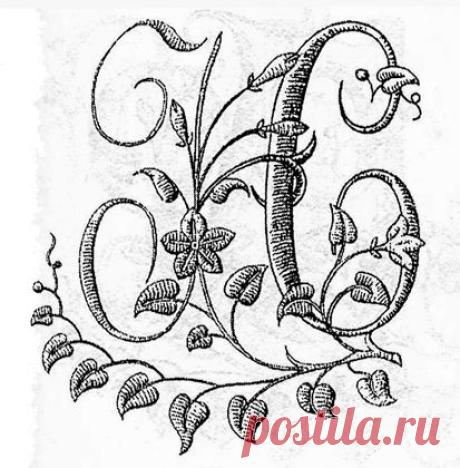 вышивка гладью буквы н - Поиск в Google