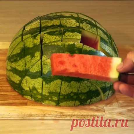 Как правильно нарезать арбуз