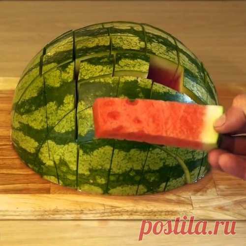 Как правильно нарезать арбуз