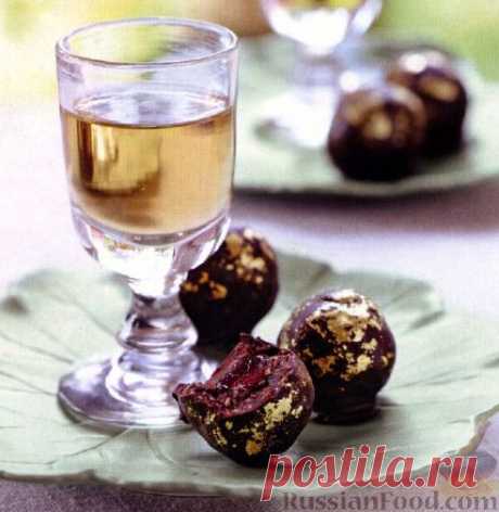 Рецепт: Шоколадные конфеты с вишней на RussianFood.com
