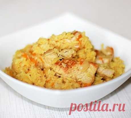 Плов с мясом индейки