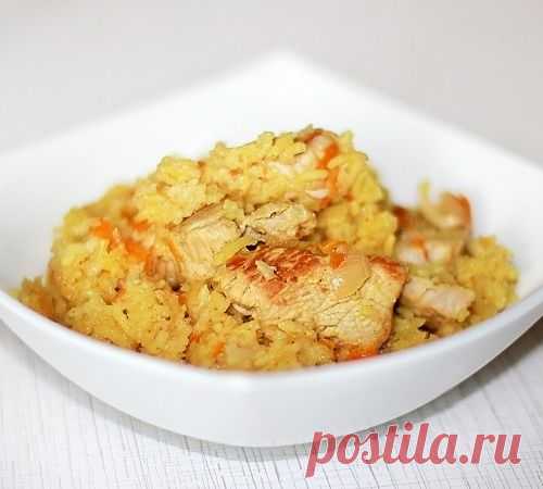 Плов с мясом индейки