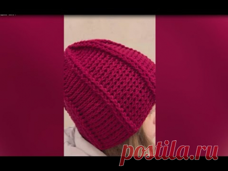 Вот шапочку связала и с рисунком угадала  Часть 2 #crochet #hobbiy ts #diy #шапка